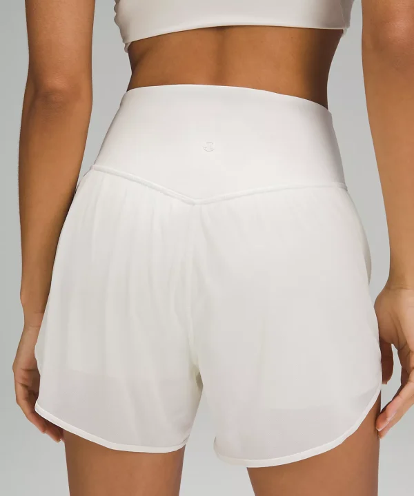 Nulu and Mesh HR Yoga Short 3.5" - Back view close